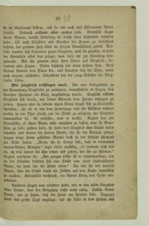 Wie Siegfried erschlagen ward