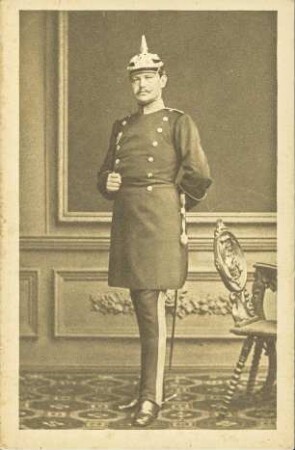 Unser Hindenburg als Hauptmann im Generalstab Stettin, 1878. [R]