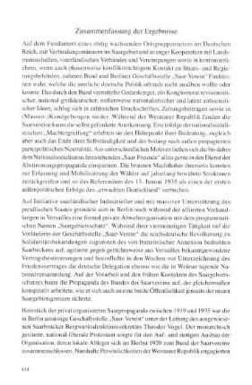 Zusammenfassung der Ergebnisse