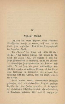 IV. Alphonse Daudet