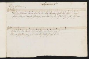 Ruhig schlumm're; F-Dur, Soprano II