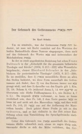 397-422 Der Gebrauch des Gottesnamens Adonai Zebaoth