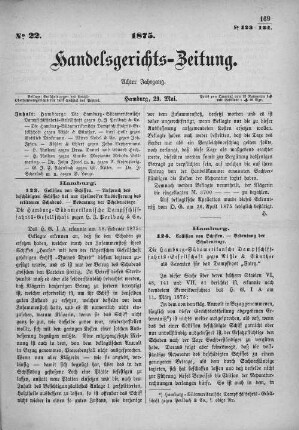 No. 22. 29. Mai 1875