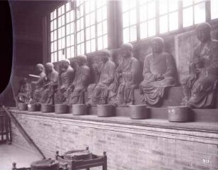 Kanton (Guangzhou), China. Tempel der 500 Genien