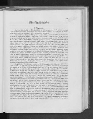Oberschulbehörde.