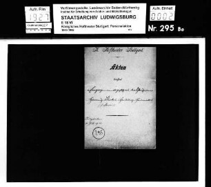 Stickel, Johanna Minna (Hanny) (*11.03.1892 in Basel); Schauspielerin und Chorführerin; ausgesch.: 1915