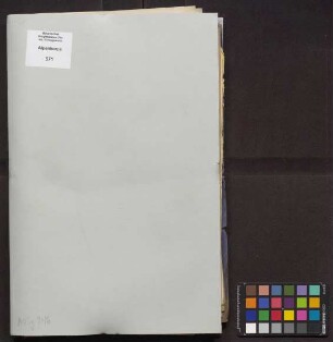 Fotografische Abteilung, fotografische Aufnahmen, Schriftenverkehr