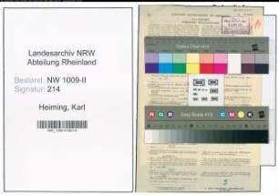 Entnazifizierung Karl Heiming , geb. 10.02.1890 (Landwirt)