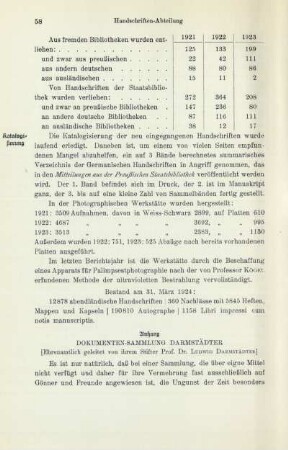 Anhang Dokumenten-Sammlung Darmstädter
