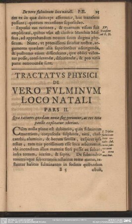 Pars II. Qua rationes quaedam novae suggeruntur, ac res tota paullo explicatur uberius