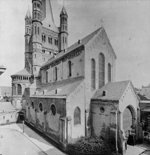 Köln, Groß St. Martin, von SW