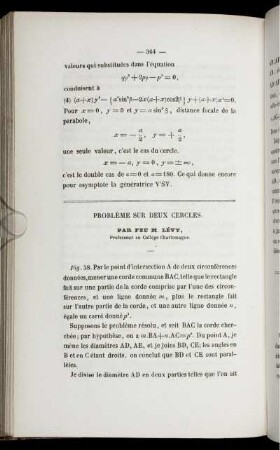 Problème sur deux cercles.