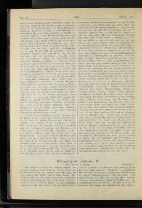 Werdegang der Osmanen. IV.