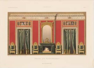 Dekoration eines Gesellschaftszimmers: Innenansicht (aus: Architektonisches Skizzenbuch, H. 105/5, 1870)