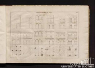 2ter Theil. Taf. 4. Vertical-Verbindungen von Arcaden.