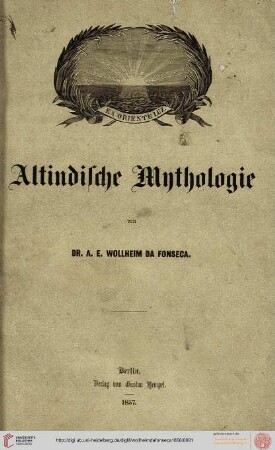 Mythologie des alten Indien
