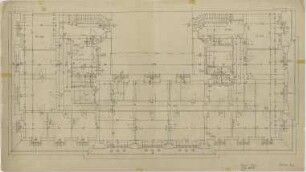 Döllgast, Hans; München, Maximiliansplatz 8; Börse - Grundriss 4. OG