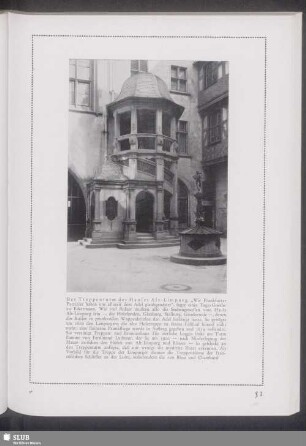 Der Treppenturm des Hauses Alt-Limpurg