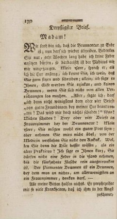 Dreyßigster Brief
