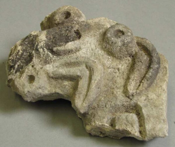 Fragments of mortar figures or ornaments