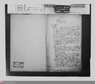 Personalien des Fürsten Viktor Amadeus Adolph zu Anhalt-Bernburg-Schaumburg