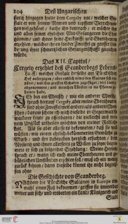 Das XII. Capitul