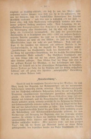 "Verelendung"