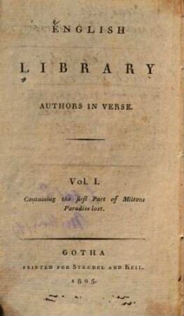 Paradise lost : a poem in twelve books, 1