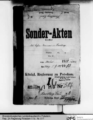 Bau und Unterhaltung des Lehrerseminars in Havelberg