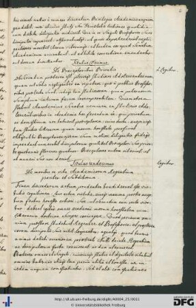 [fol. 6] Titulus decimus: De praeceptoribus privatis