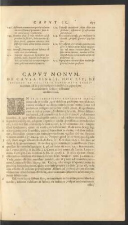 Caput Nonum. De Causa Finali ...