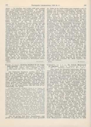 180-181 [Rezension] Schmidlin, Jos., Das deutsche Missionswerk der Gegenwart