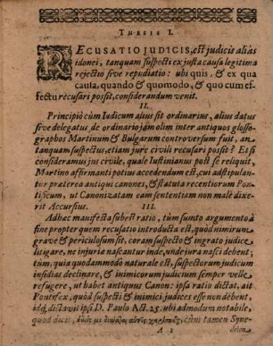 Disp. ord. de recusatione suspecti iudicis