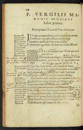 P. Vergilii Maronis Aeneidos Liber primus.
