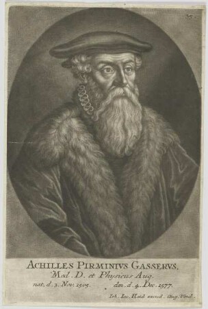 Bildnis des Achilles Pirminivs Gasservs