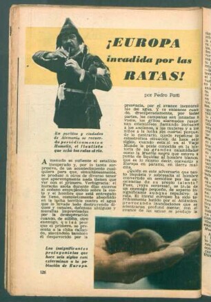 ¡Europa invadida por las ratas!