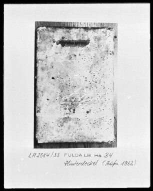 Petrus Comestor, Historia Scholastica — Rückdeckel