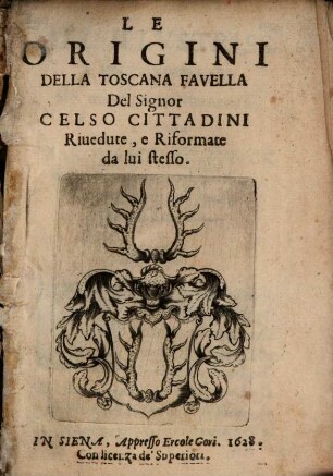 Le Origini della volgar Toscana favella