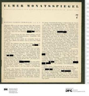 Programm 7. Monatsabschnitt 1950/1951