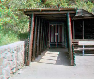 Birkenfeld, Kupferbergwerk Fischbach: Eingang