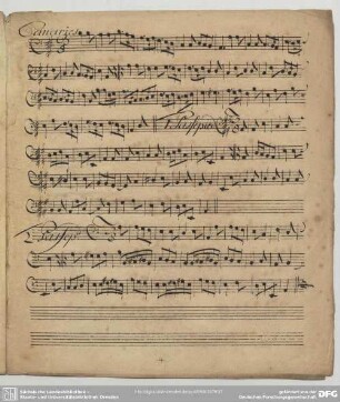 Anonymus, Canaries, D-Dur