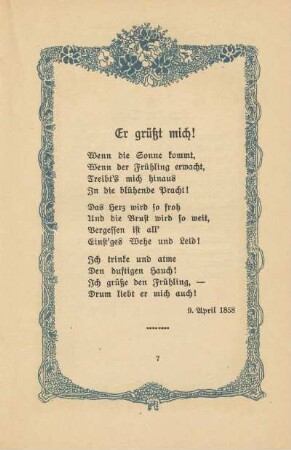 Er grüßt mich!