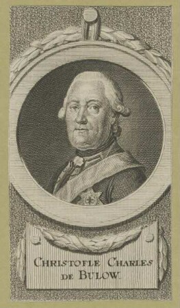 Bildnis des Christofle Charles de Bülow