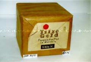 Packungen mit Inhalt "Titze Gold Feigenkaffee in Würfeln" in originaler Umverpackung (5 kg)
