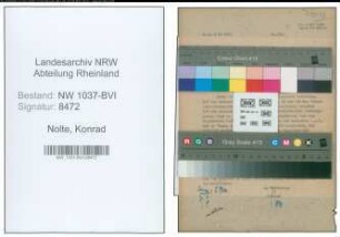 Entnazifizierung Konrad Nolte , geb. 31.10.1907 (Stadtinspektor)
