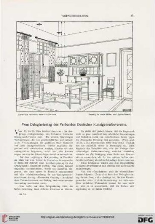 Vom Delegiertentag des Verbandes Deutscher Kunstgewerbevereine