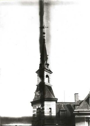 Borna (Kreis Oschatz). Rittergut. Turm (1877)
