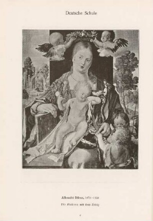 Die Madonna mit dem Zeisig