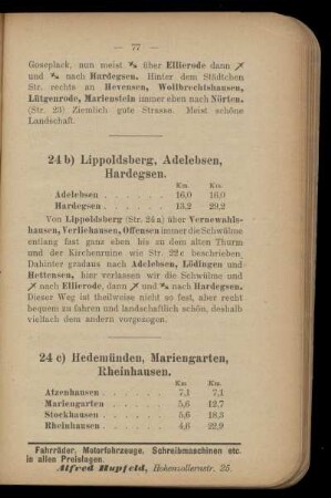 24c) Hedemünden, Mariengarten, Rheinhausen