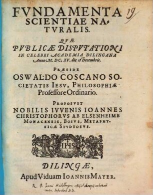 Fundamenta scientiae naturalis